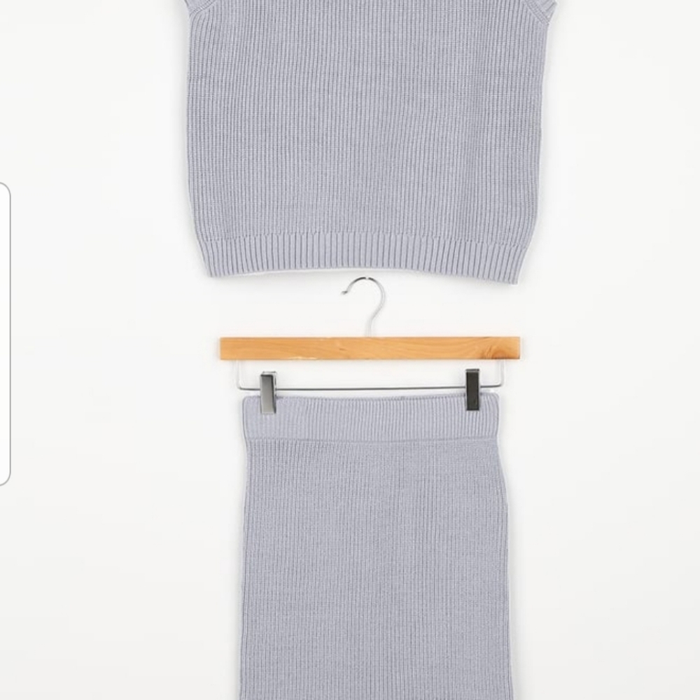 Lulus sweater mini skirt set